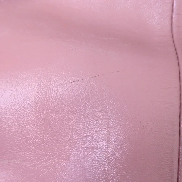 Anthropologie Nest Pink Leather Tote Bag - Picture 4 of 13